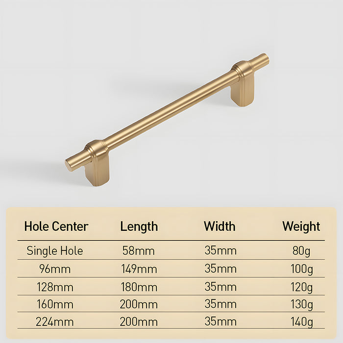 French Brass Wardrobe Cabinet Handles