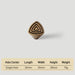 Vintage Geometric Triangle Cabinet Knobs