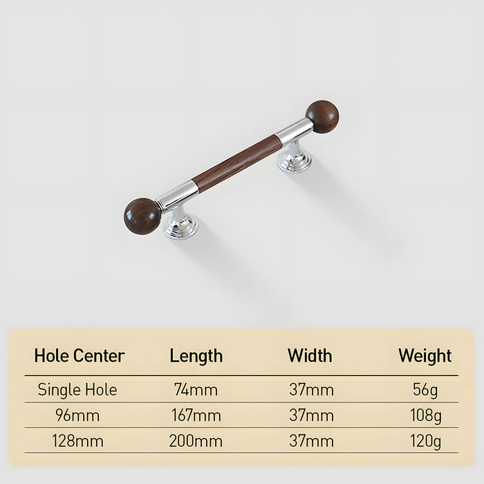 Medieval Brass Wooden Handle