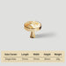 Decorative Natural Shell Cabinet Knobs with Solid Zinc Alloy Base