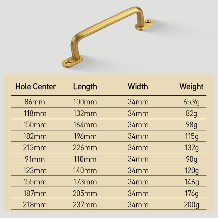 Modern Zinc Alloy Surface Mount Handles for Kitchen