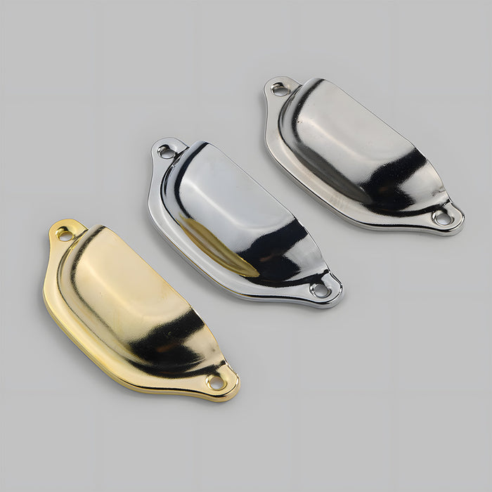 Classic Shell Cabinet Cup Pulls for Dressers