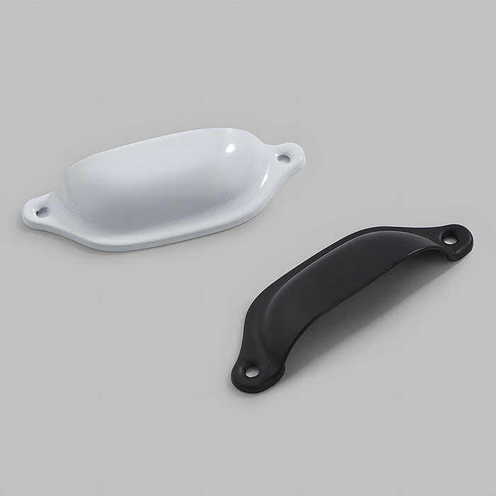 Classic Shell Cabinet Cup Pulls for Dressers