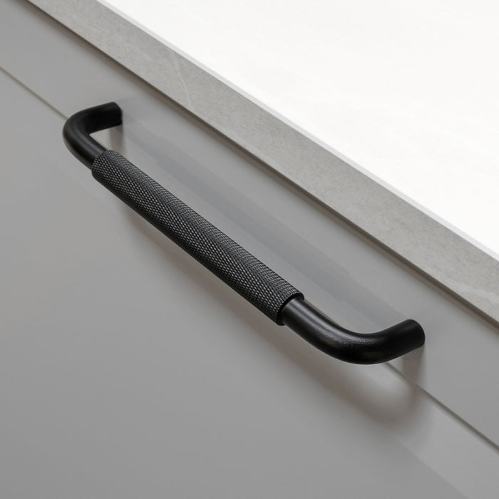 Modern Solid Aluminum Alloy Knurled Cabinet and Drawer Pull Handles