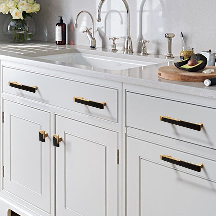modern dresser handles Gray Kitchen Cabinet Handles