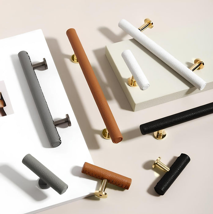 Living Room Leather Cabinet Pulls Decorative Door Knobs | Goldenwarm Living Room Leather Cabinet Pulls Decorative Door Knobs | Goldenwarm