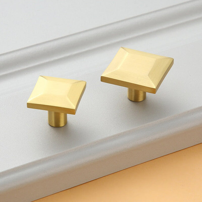 Modern Gold Brass Kitchen Cabinet Handles