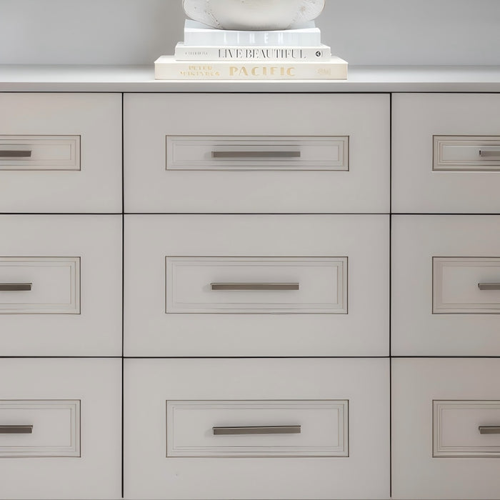 Modern Solid Brass L Type Cupboard Handles