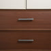 Modern Zinc Alloy Square Textured Grid Cabinet Pulls