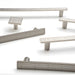 Modern Zinc Alloy Square Textured Grid Cabinet Pulls