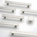 Modern Zinc Alloy Square Textured Grid Cabinet Pulls