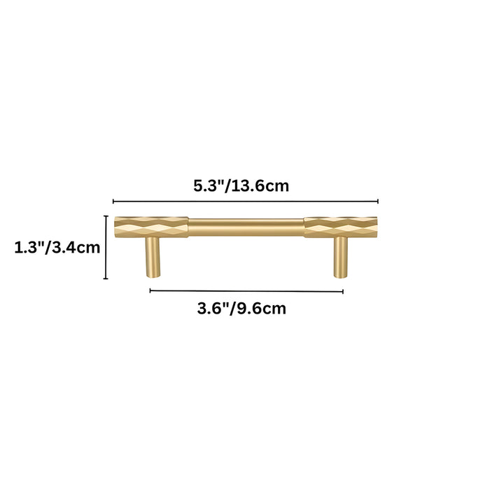 Stylish Solid Brass Cabinet Handles