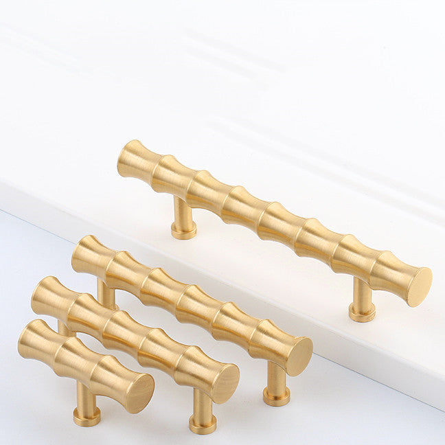 Brass Bamboo Cabinet Handles Dresser Pulls And Drawer Knob