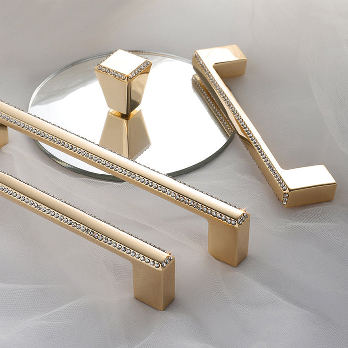 Goldenwarm Elegant Crystal Pulls and Glass Cabinet Knobs Goldenwarm Elegant Crystal Pulls and Glass Cabinet Knobs