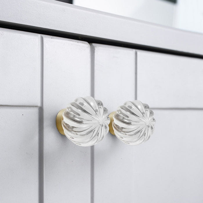 Glass Drawer Knobs for Dressers Zinc alloy