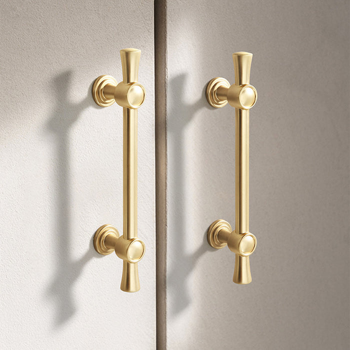 Brushed Brass Drawer Pulls for Cabinet