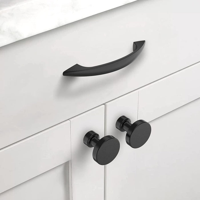 Oil Rubbed Bronze Faucet With Cabinet Hardware photo