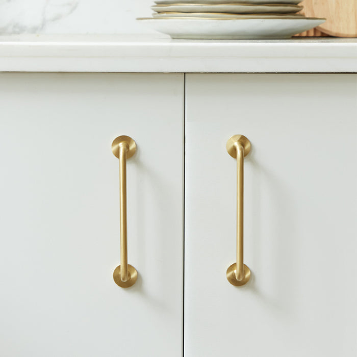 brass dresser hardware Goldenwarm Cabinet Handles Brushed Brass Drawer Pulls Kitchen Cabinet Hardware