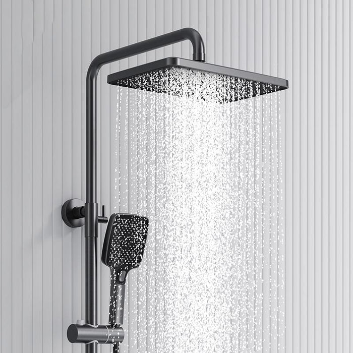 Digital Shower System Intelligent Bathroom Temperature Display Shower Faucet Set
