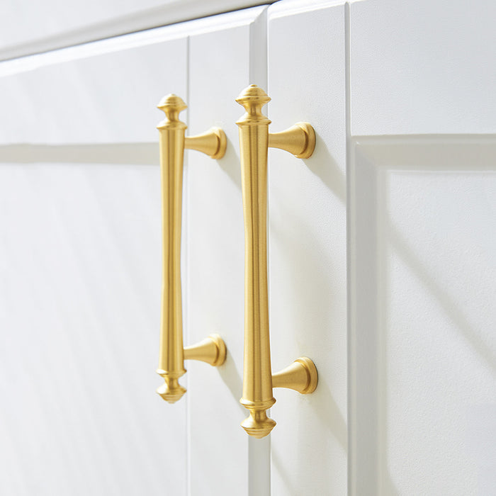 Soild Gold Brass Drawer Pulls Cupboard Cabinet Knobs
