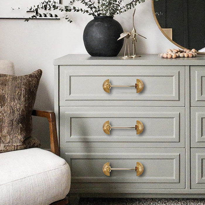 Goldenwarm Wardrobe Cabinet Pulls Gold Brass Scalloped Handle Goldenwarm Wardrobe Cabinet Pulls Gold Brass Scalloped Handle