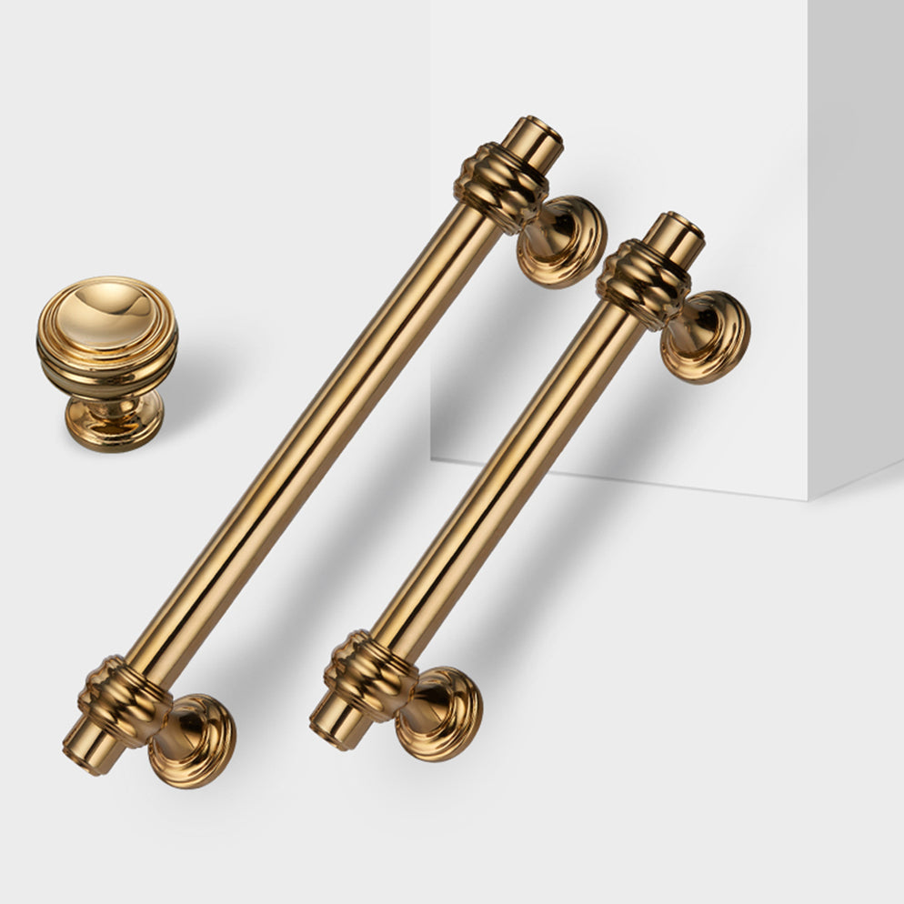 Goldenwarm Pulls Brushed Gold Pulls Solid Brass Handles