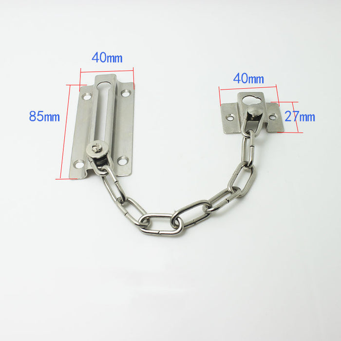Chain Lock Door Guard Sturdy and Rust-Resistant Steel Chain Locks for Inside Door and Extra Front Door Lock