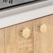5 Pack Brushed Brass Kitchen Cabinet Knobs Gold Dresser Knobs Hexagon Kitchen Cabinet Hardware(LS6275GD) - Goldenwarm