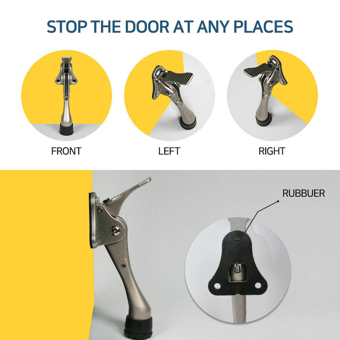 (5.5 inch) Zinc Alloy Weighted Door Stoppers