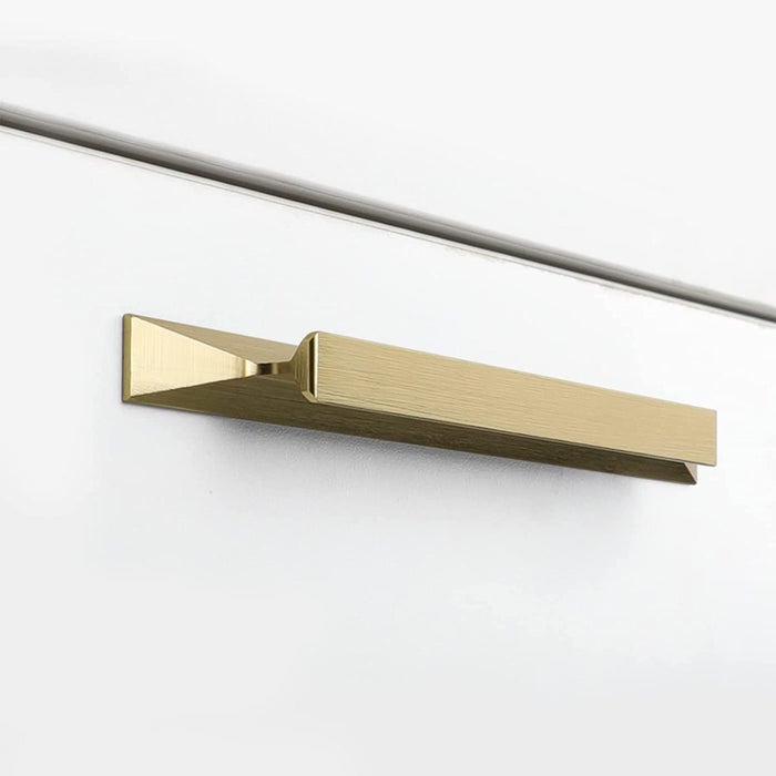 Brushed Brass Dresser Drawer Pulls Modern Furniture Hardware