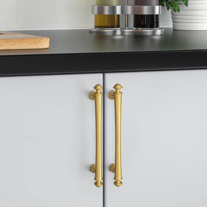 Soild Gold Brass Drawer Pulls Cupboard Cabinet Knobs
