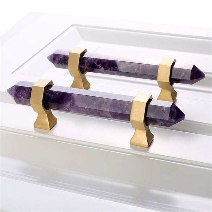 Luxury Natural Crystal Cabinet Handles and Dresser Knobs