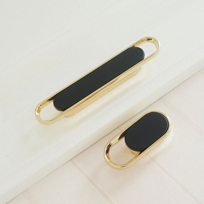 Modern Gold Chrome Kitchen Handle Cabinet Knobs and Pulls