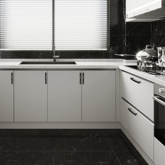 Matte Black 3 Inch Cabinet Pulls Kitchen Drawer Pulls Modern Furniture Handle 