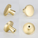 30 pack brushed gold round knobs for cabinets, 1.27 Inch(LS5310GD) - Goldenwarm
