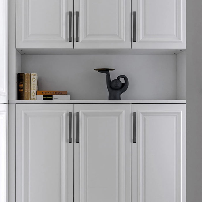 Matte Black Cabinet Pulls Kitchen Cabinet Handles Zinc Alloy Drawer Handles