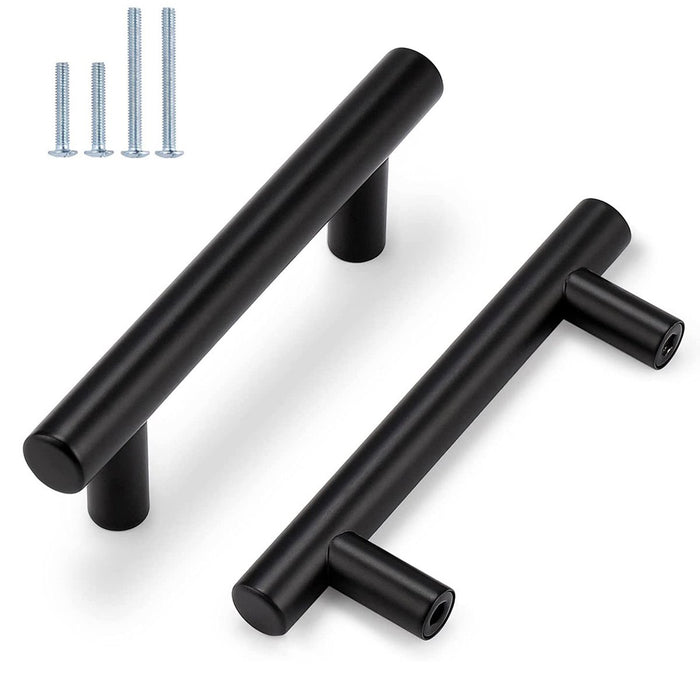 black dresser pulls Drawer The Flat Black finish gives it a clean Franklin Brass 10-Pack Bar 4
