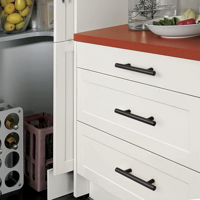 Modern Square Black Cabinet Pulls Kitchen Hardware Furniture Handles —  Goldenwarm