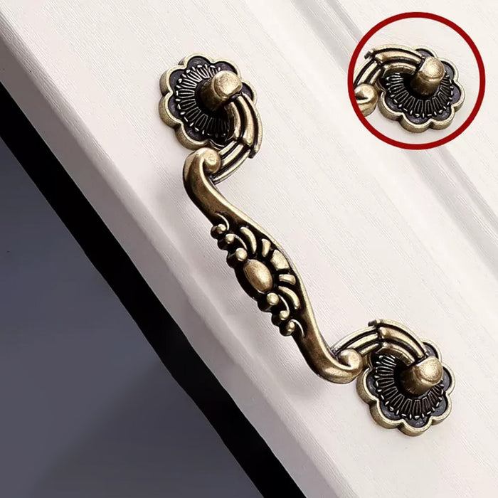Antique Bronze Rustic Vintage Style Cabinet Handle Pulls