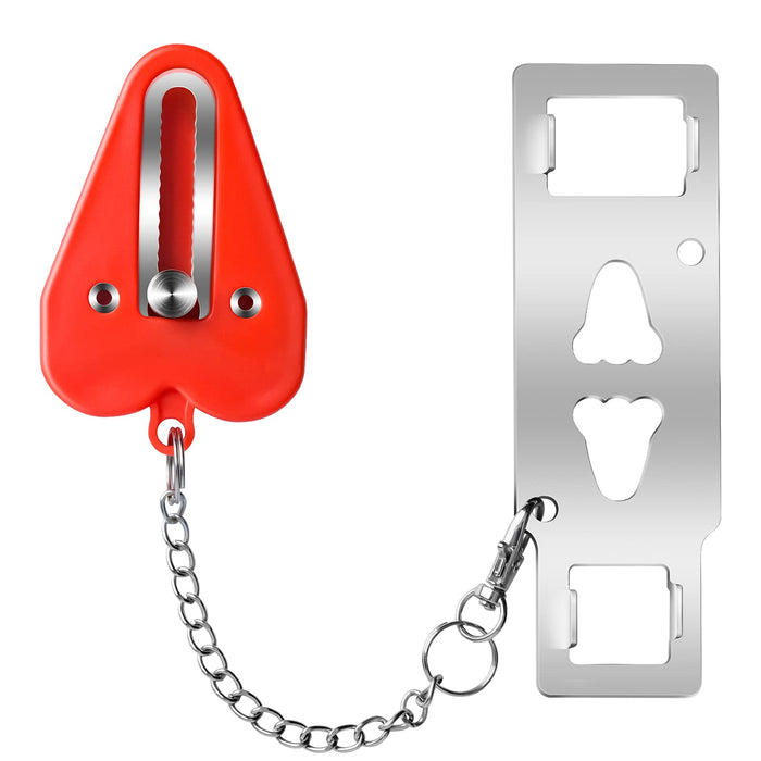 Portable Door Lock Great for Travel Door Chain Bring Better Safety and Privacy