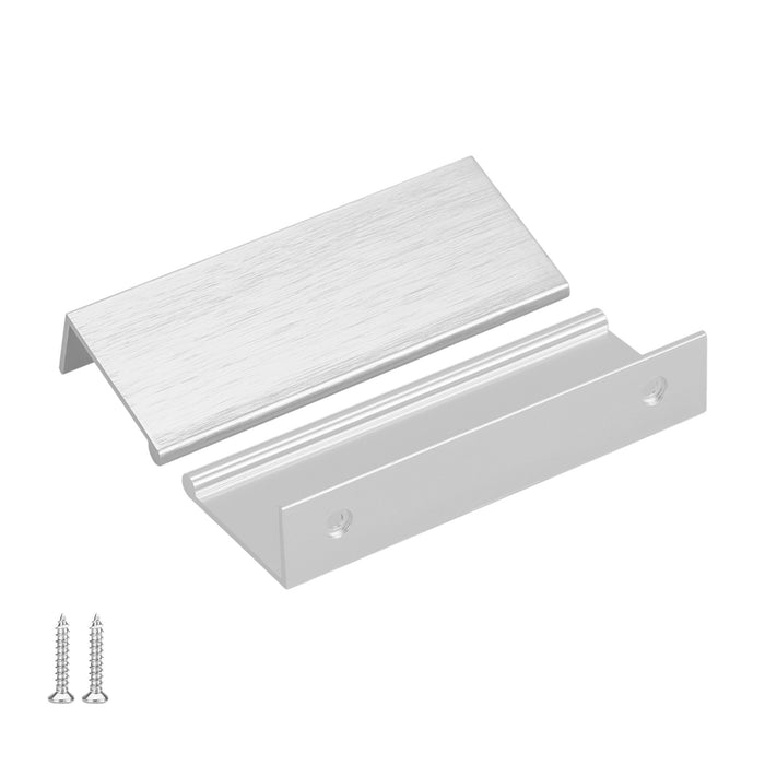 Cabinet Kitchen Drawer Edge Pull Aluminum Alloy