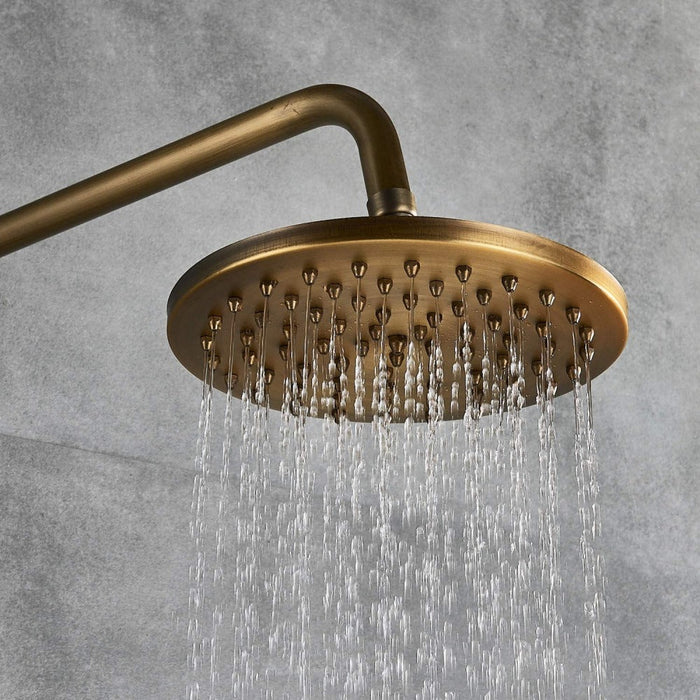 Luxury Antique Brass Shower System with Shower Head