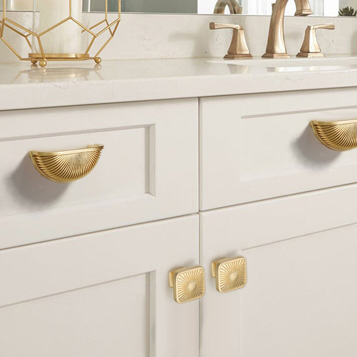 Goldenwarm Cabinet Handles Brushed Brass Dresser Knobs Drawer Pull Handles Goldenwarm Cabinet Handles Brushed Brass Dresser Knobs Drawer Pull Handles