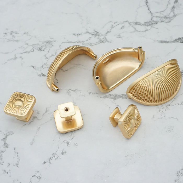 Goldenwarm Cabinet Handles Brushed Brass Dresser Knobs Drawer Pull Handles Goldenwarm Cabinet Handles Brushed Brass Dresser Knobs Drawer Pull Handles