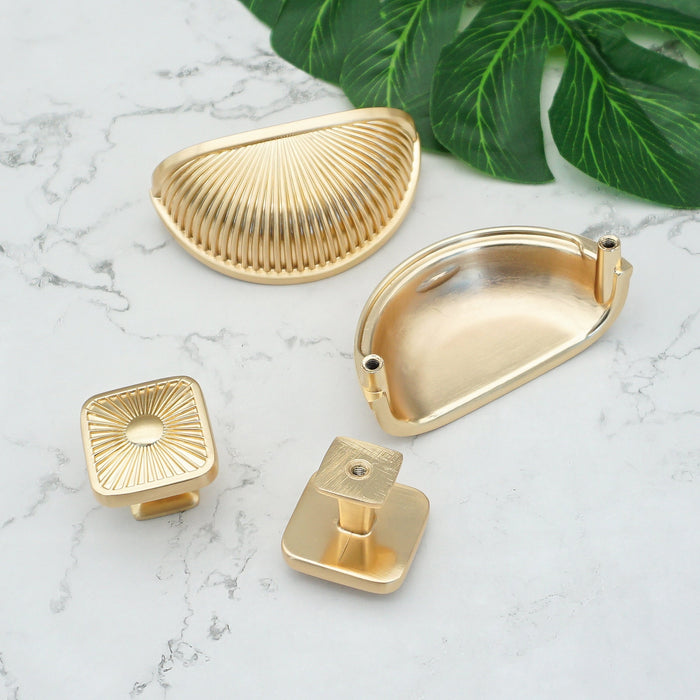 Goldenwarm Cabinet Handles Brushed Brass Dresser Knobs Drawer Pull Handles Goldenwarm Cabinet Handles Brushed Brass Dresser Knobs Drawer Pull Handles